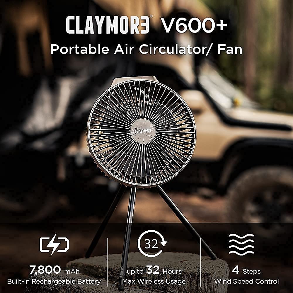 Claymore - Fan V600 Plus 户外露營充電風扇|黑色限量版|CLFN-V610BK - Somerare