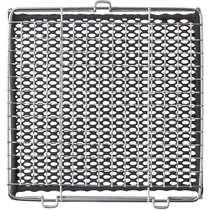 萬年 - 陶瓷燒烤網 20x20cm|竹炭配合丨明火使用