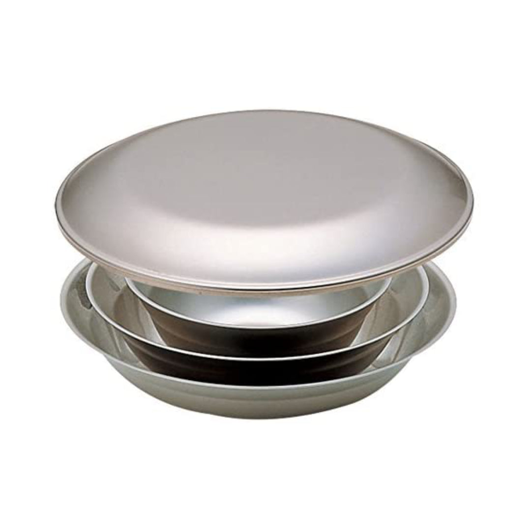 Snow Peak - Stainless Steel Tableware Set L|不鏽鋼餐盤4件組|TW-021