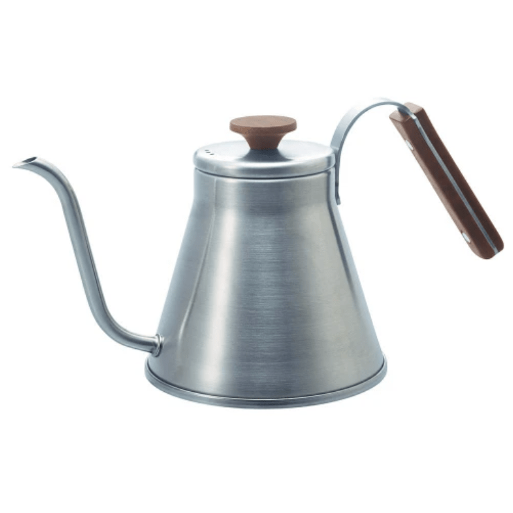 HARIO V60 木把手 復古不銹鋼細口咖啡手沖壺 Drip Kettle (800ml) VKW-120-HSVHARIO- Boring Jack