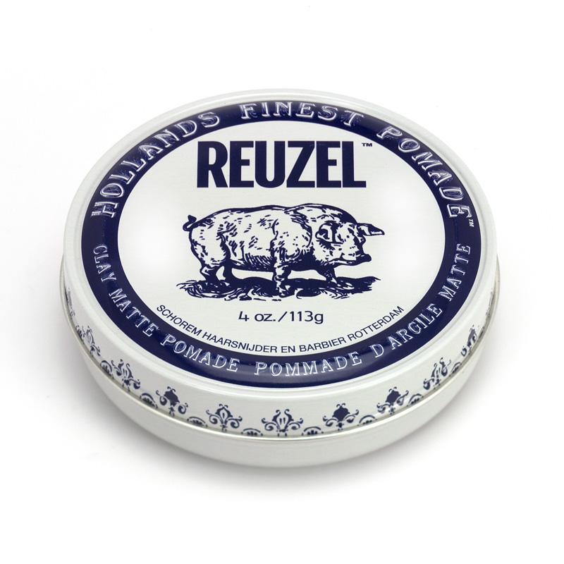 REUZEL Clay Matte Pomade 白豬 啞色 4ozREUZEL 豬仔- Boring Jack