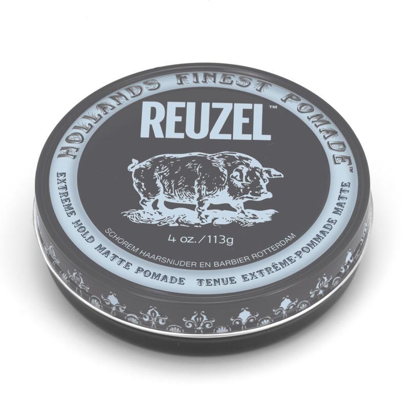 REUZEL Extreme Hold Matte Pomade 灰豬 啞色及強力定型 4ozREUZEL 豬仔- Boring Jack