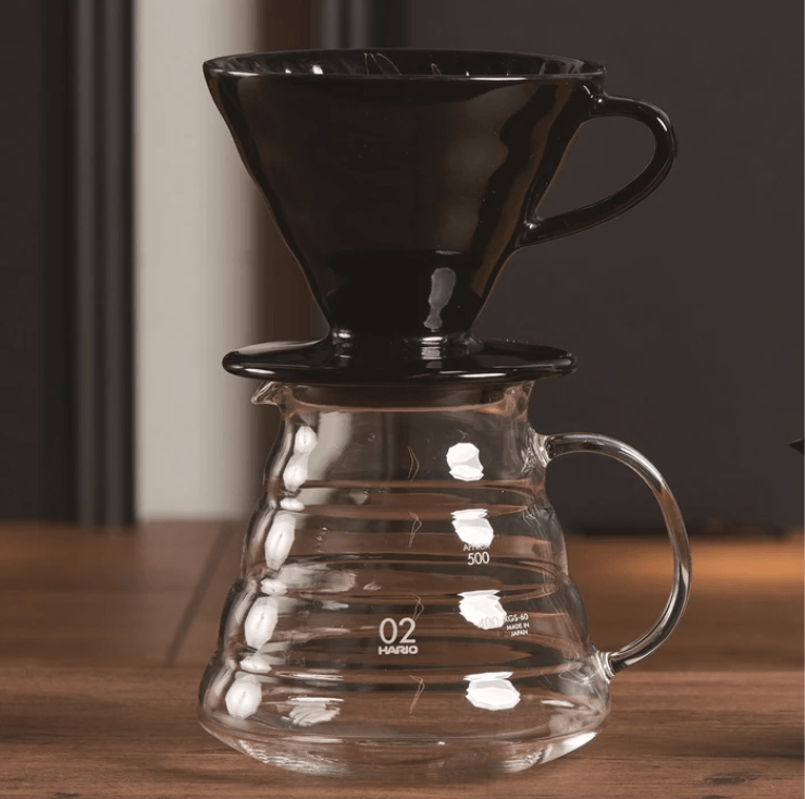 HARIO V60 02 陶瓷咖啡濾杯 Ceramic Dripper 1-4杯 KDC-02-B (KASUYA 粕谷哲 Model )HARIO- Boring Jack