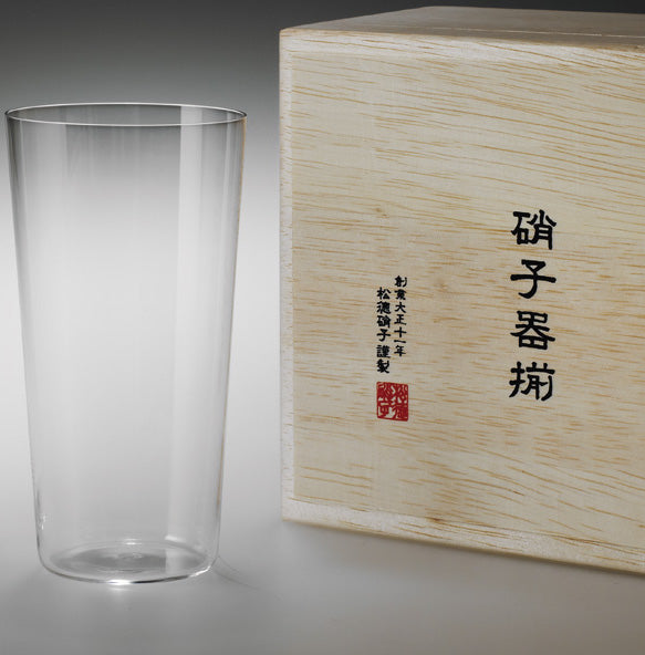 [現貨｜全港免運]松德硝子 - 日常用玻璃對杯 L 375ml｜極薄玻璃杯｜うすはり 超薄玻璃杯系列