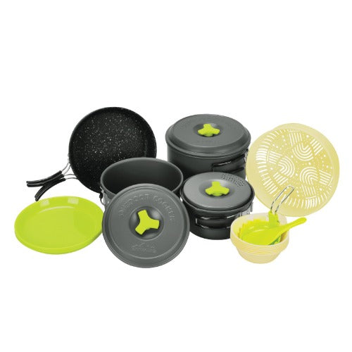 Snowline - Outdoor Hard Andoizing Cookset 5-6｜硬鋁戶外鍋具套裝 5-6人用