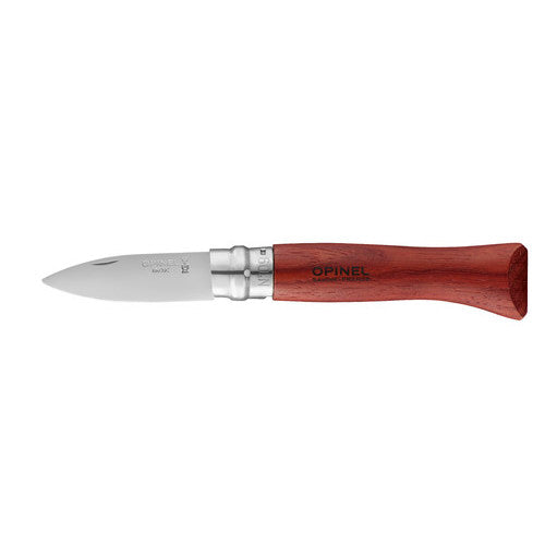 Opinel - N°09 Stainless Steel Folding Oyster Knife｜Padouk Handle｜不鏽鋼檀木柄開蠔摺刀