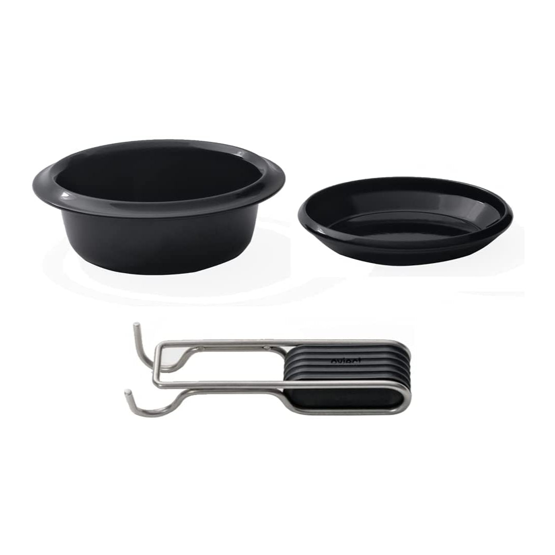 Ovject - Skillet Plate & Self Pot 650ml｜琺瑯鍋碗及煎碟連手柄｜可IH及明火使用