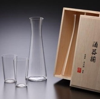 [In stock｜Free Shipping in Hong Kong]Shotoku Glass-Sake Utensils Set｜Sake Containers｜Ultra-thin Glasses｜うすはり Ultra-thin Glasses