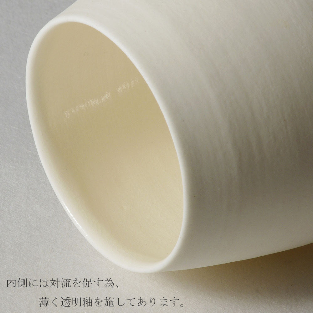 [Spot｜Free shipping in Hong Kong]Marui Pottery-Hechimon Yinbai Ceramic Wine Glass｜Shiragaki