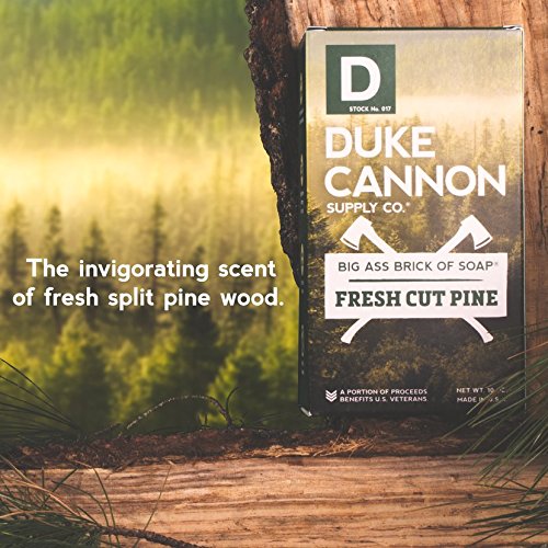 [In stock｜Free Shipping in Hong Kong] Duke Cannon - Oversized Brick Soap Fresh Pine Fragrance｜BIG ASS BRICK OF SOAP FRESH CUT PINE