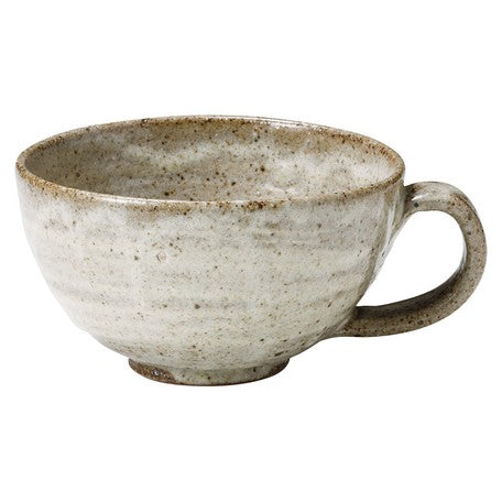 [Spot｜Free Shipping in Hong Kong]Marui Pottery-Hechimon Ash Bristle Soup Bowl｜Shiragaki