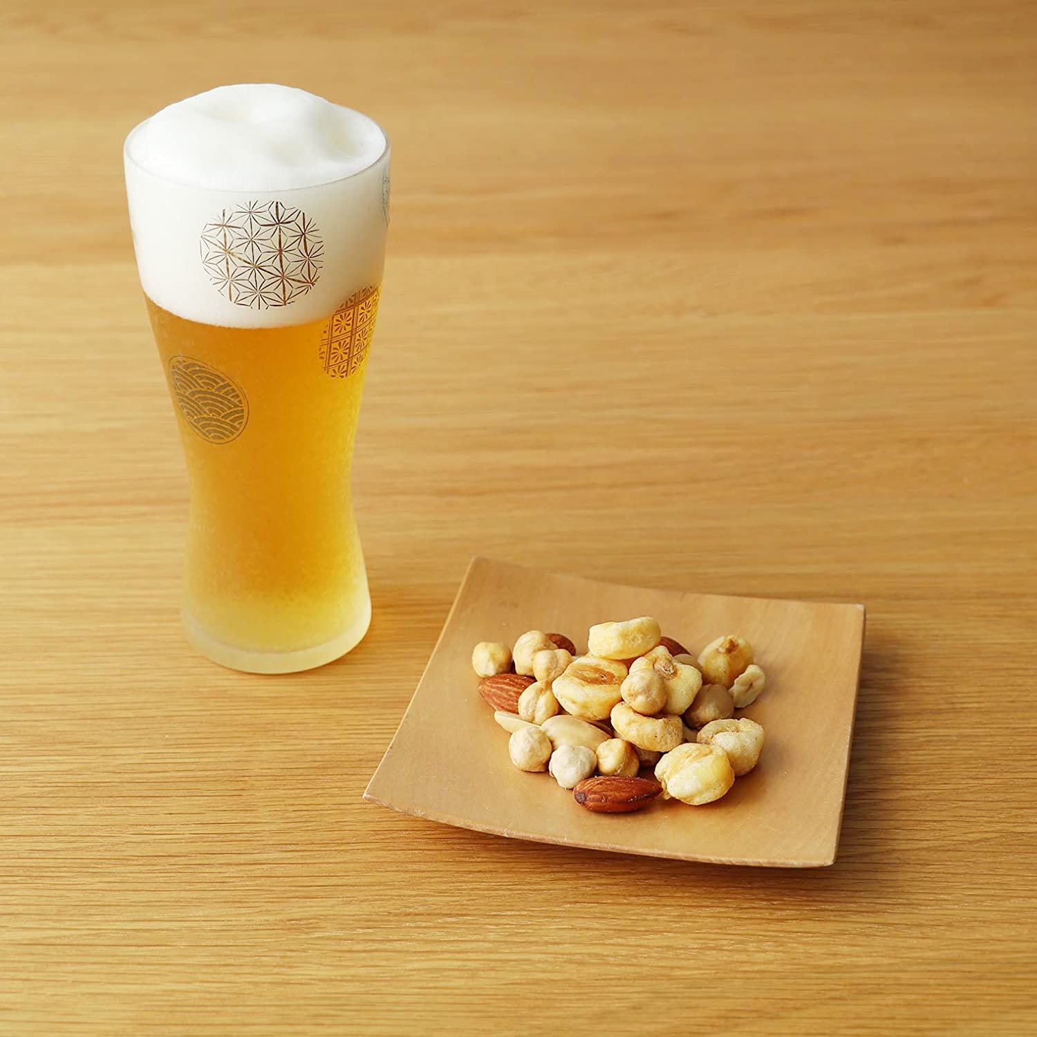 [In stock｜Free Shipping in Hong Kong] Ishizuka Glass - ADERIA Maru Pattern Beer Mug｜PREMIUM Series｜Gift Box