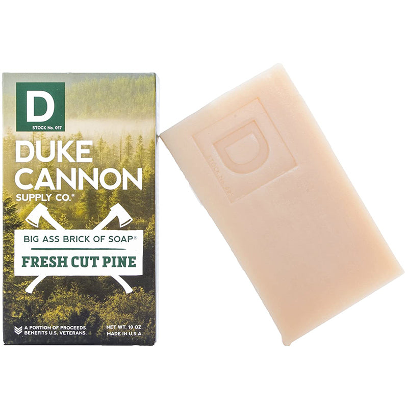 [In stock｜Free Shipping in Hong Kong] Duke Cannon - Oversized Brick Soap Fresh Pine Fragrance｜BIG ASS BRICK OF SOAP FRESH CUT PINE