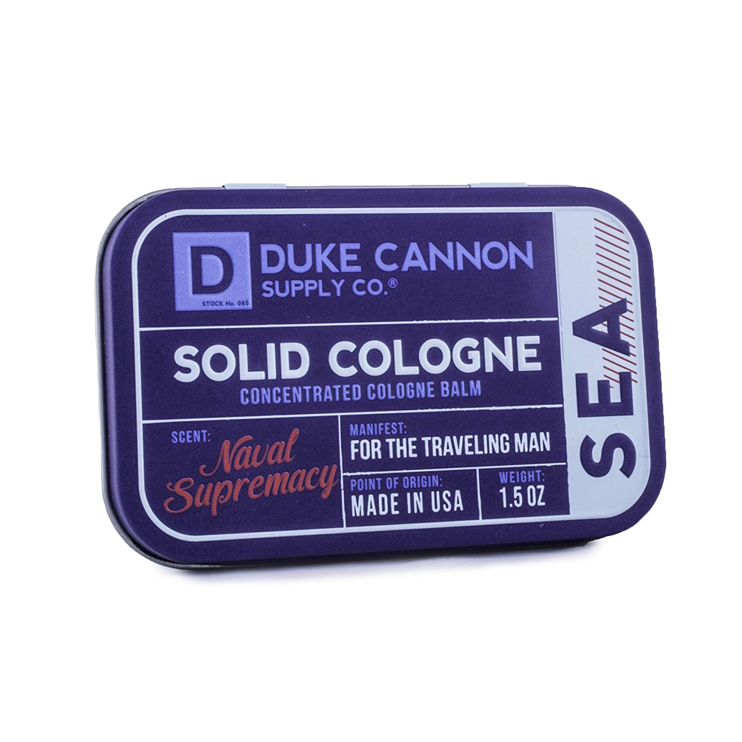 [In stock｜Free Shipping] Duke Cannon - Navy Solid Cologne Navy Supremacy Scent｜Cologne｜Solid Cologne Sea Naval Supremacy Scent
